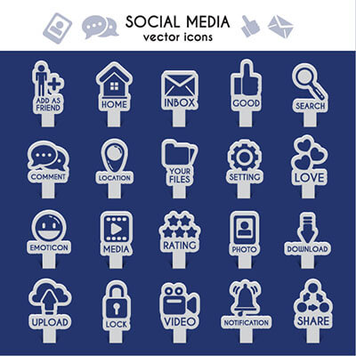 social media icons